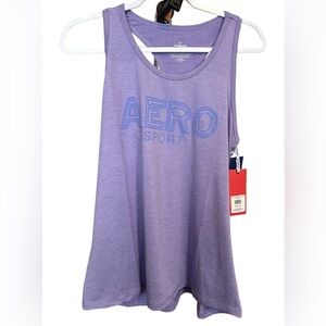 Aero Sport Tank Purple and Blue Size M NWT